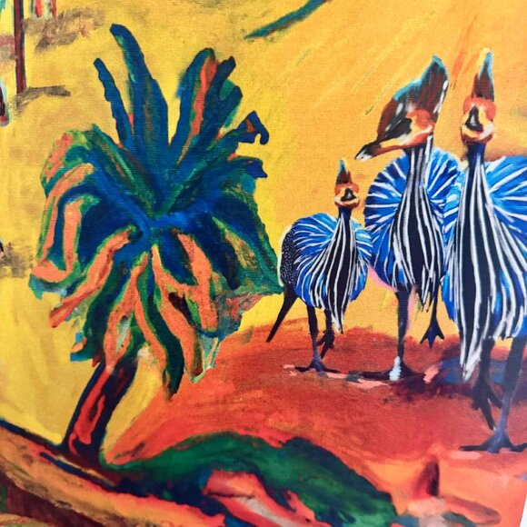 Stella Jean Multicolor Tropical Print Midi Dress Size 6 (IT 42) - Picture 3 of 7